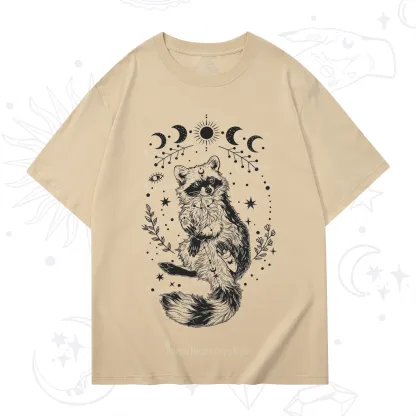 Purplehecate Lunar Magic Raccoon T-Shirt