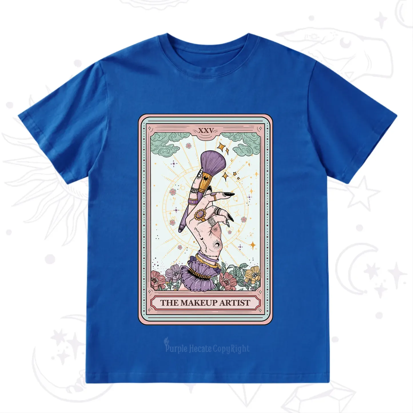 Purplehecate The Makeup Artist Tarot T-Shirt