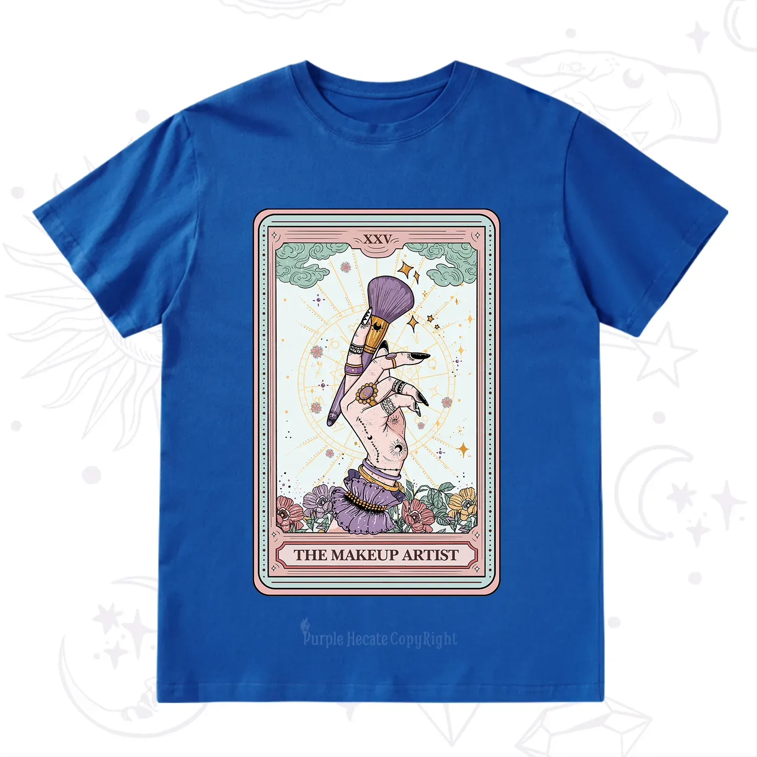 Purplehecate The Makeup Artist Tarot T-Shirt