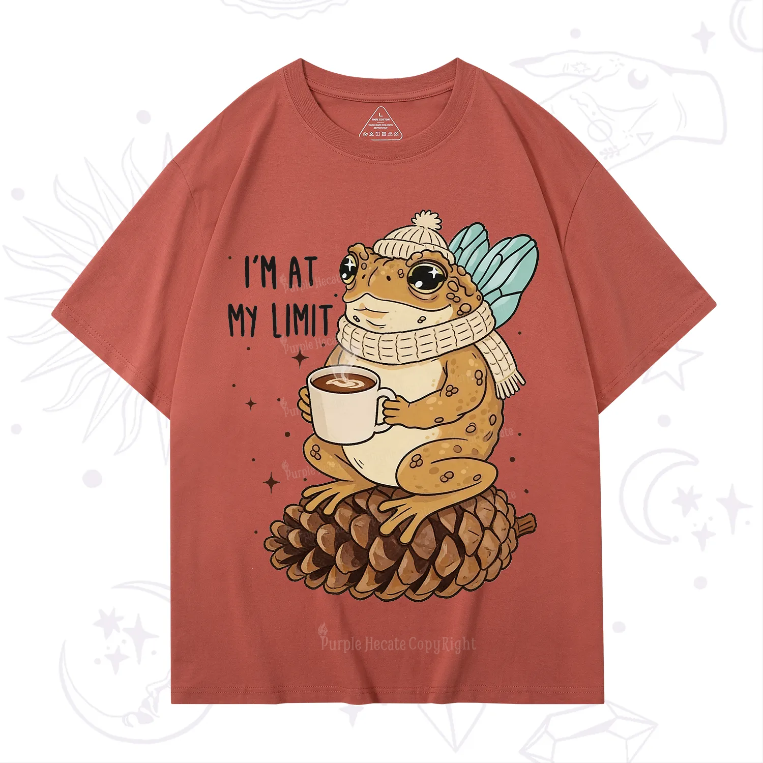 Purplehecate I'm At My Limit Funny Frog T-Shirt