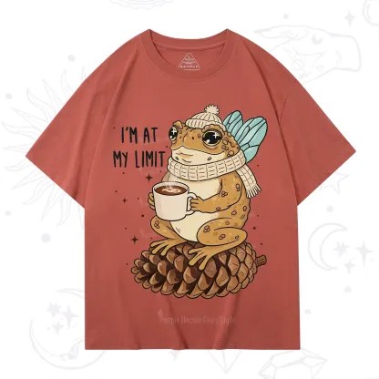Purplehecate I'm At My Limit Funny Frog T-Shirt