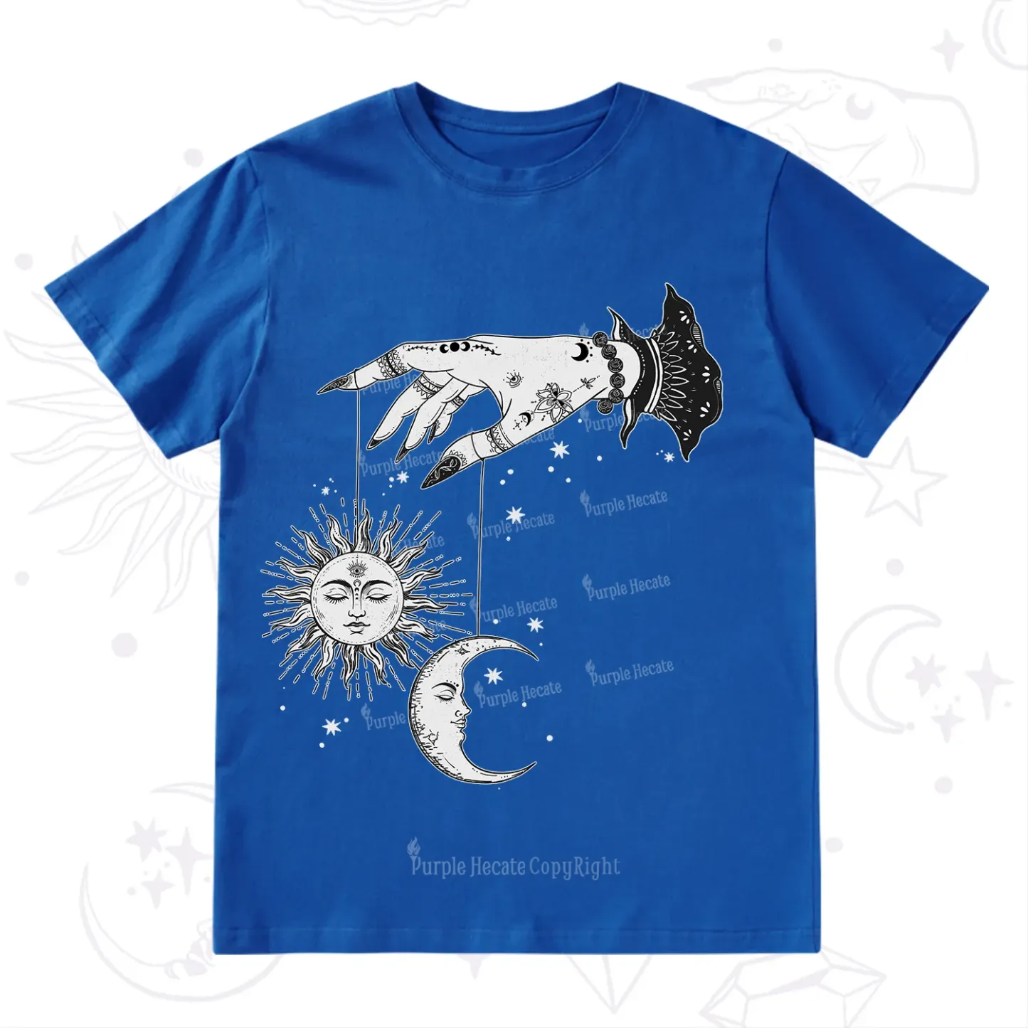 Purplehecate Witch's Sun and Moon T-Shirt