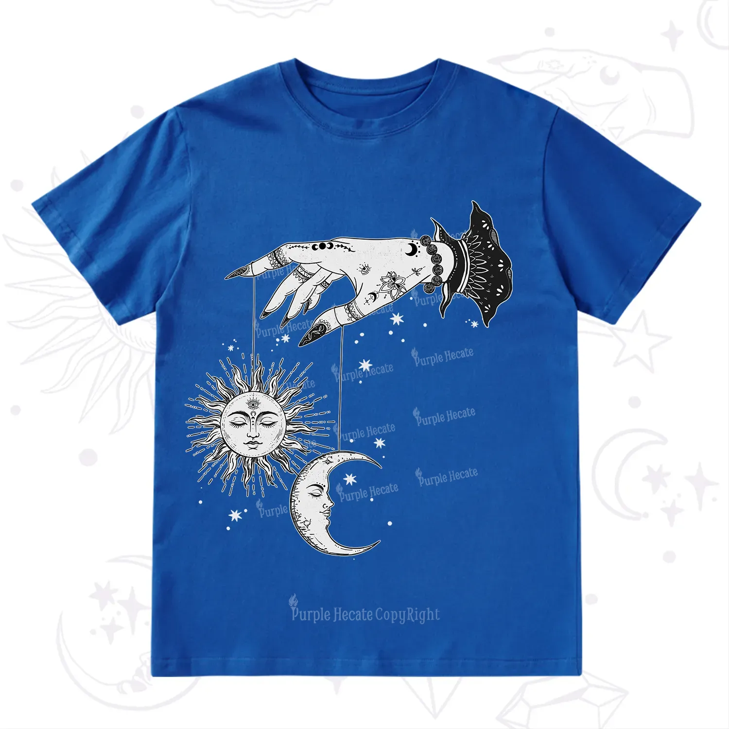 Purplehecate Witch's Sun and Moon T-Shirt