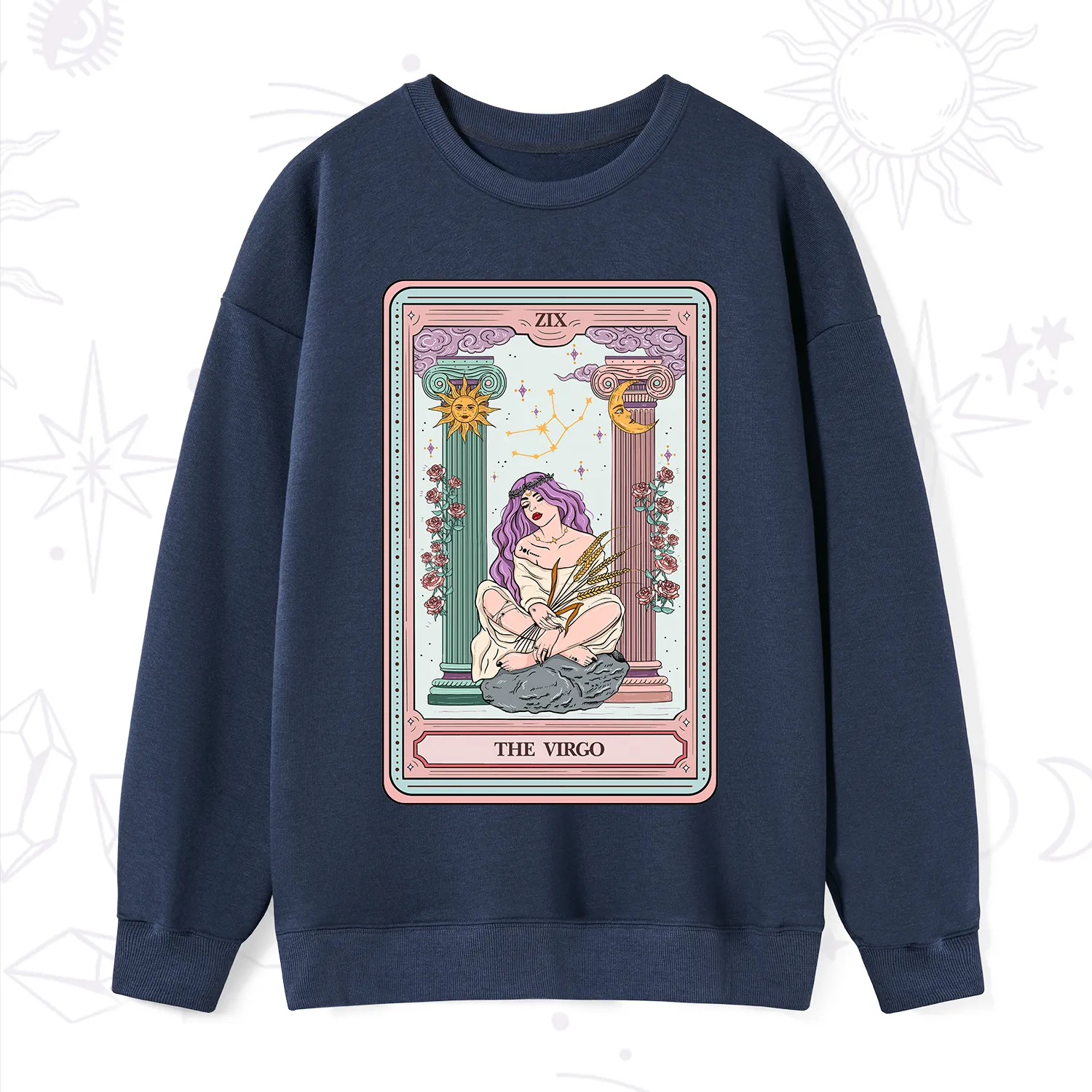 Purplehecate The Virgo Goddess Tarot Sweatshirt