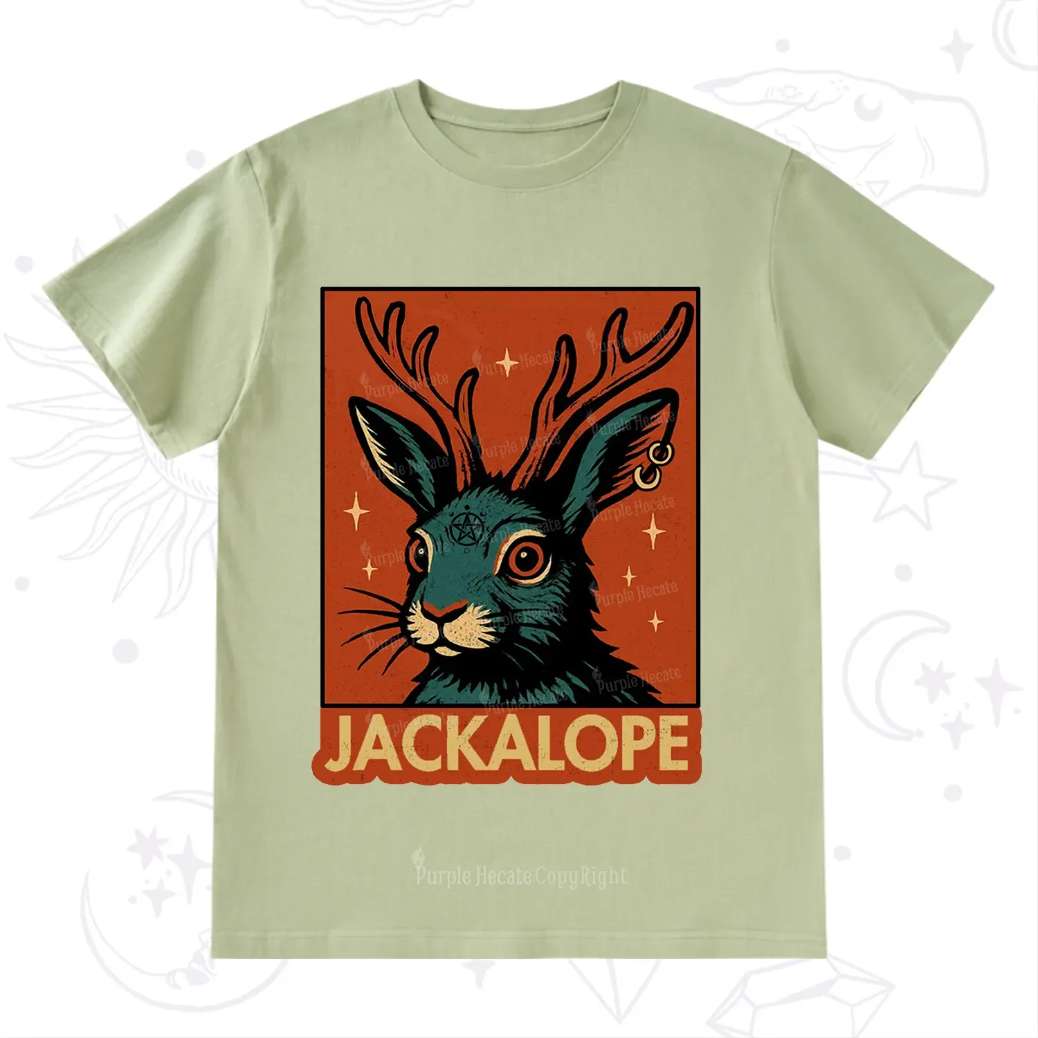 Purplehecate Funny Jackalope T-Shirt