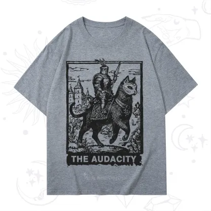 Purplehecate The Audacity Knight Cat T-Shirt