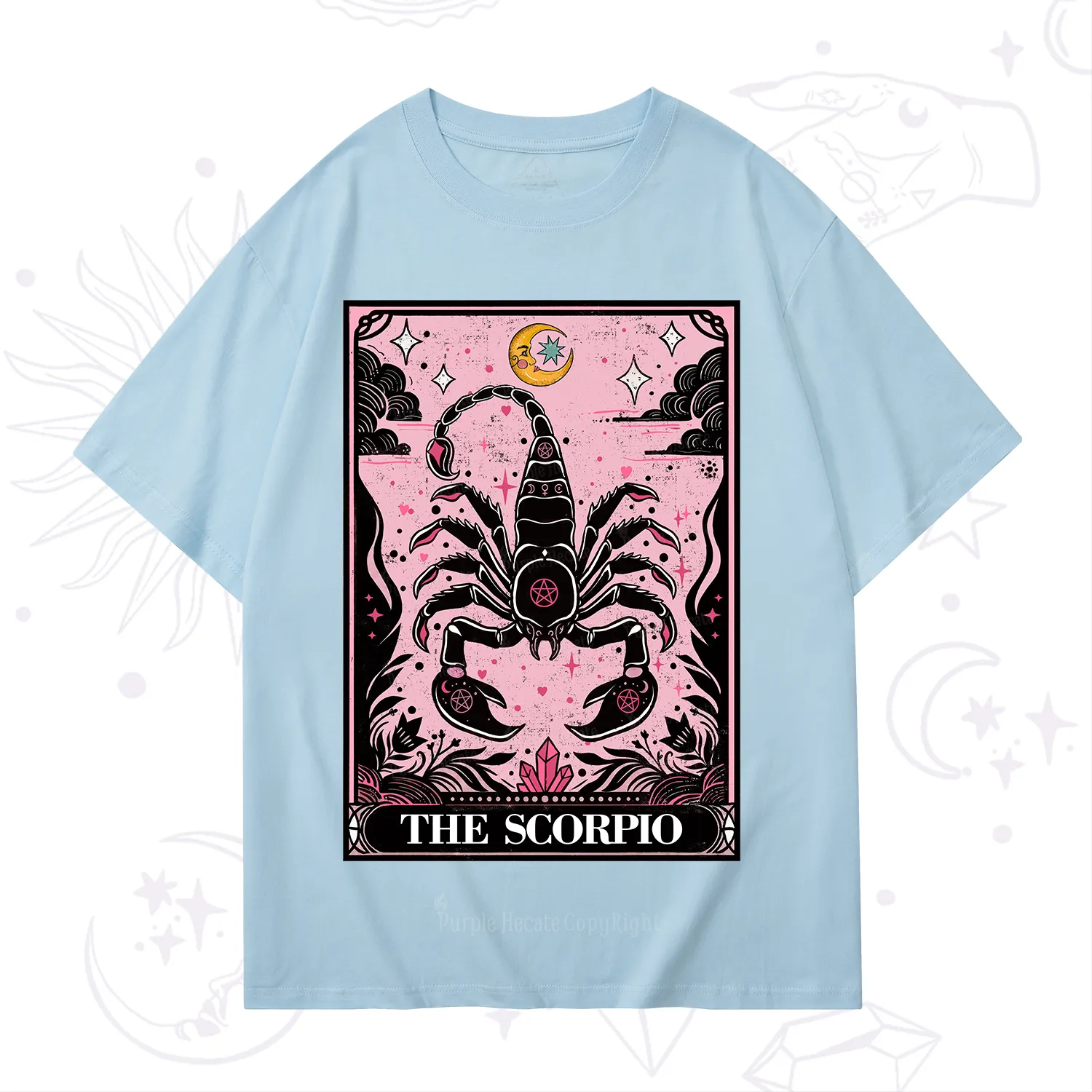 Purplehecate The Scorpio Tarot Zodiac T-Shirt