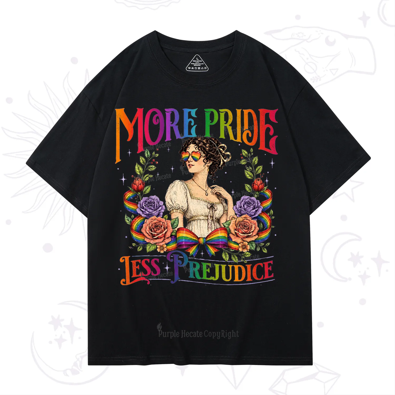 Purplehecate More Pride Less Prejudice Pride T-Shirt