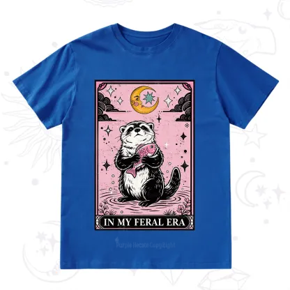 Purplehecate The In My Feral Era Tarot Otter T-Shirt