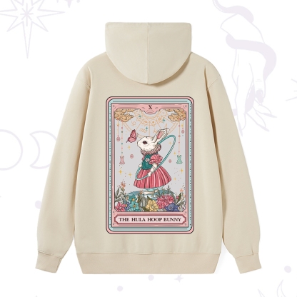 Purplehecate The Hula Hoop Bunny Tarot Hoodie