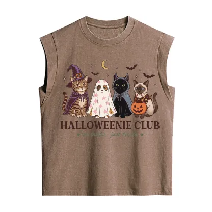 Purplehecate Halloweenie Club Vintage Washed Tank