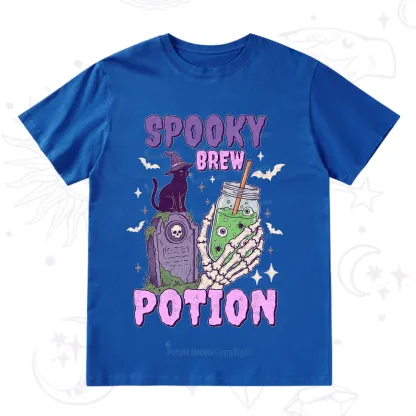 Purplehecate Spooky Brew Potion Halloween T-Shirt