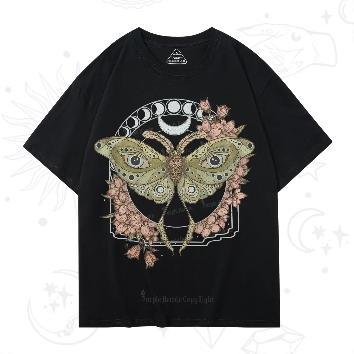 Purplehecate Luna Moth T-Shirt