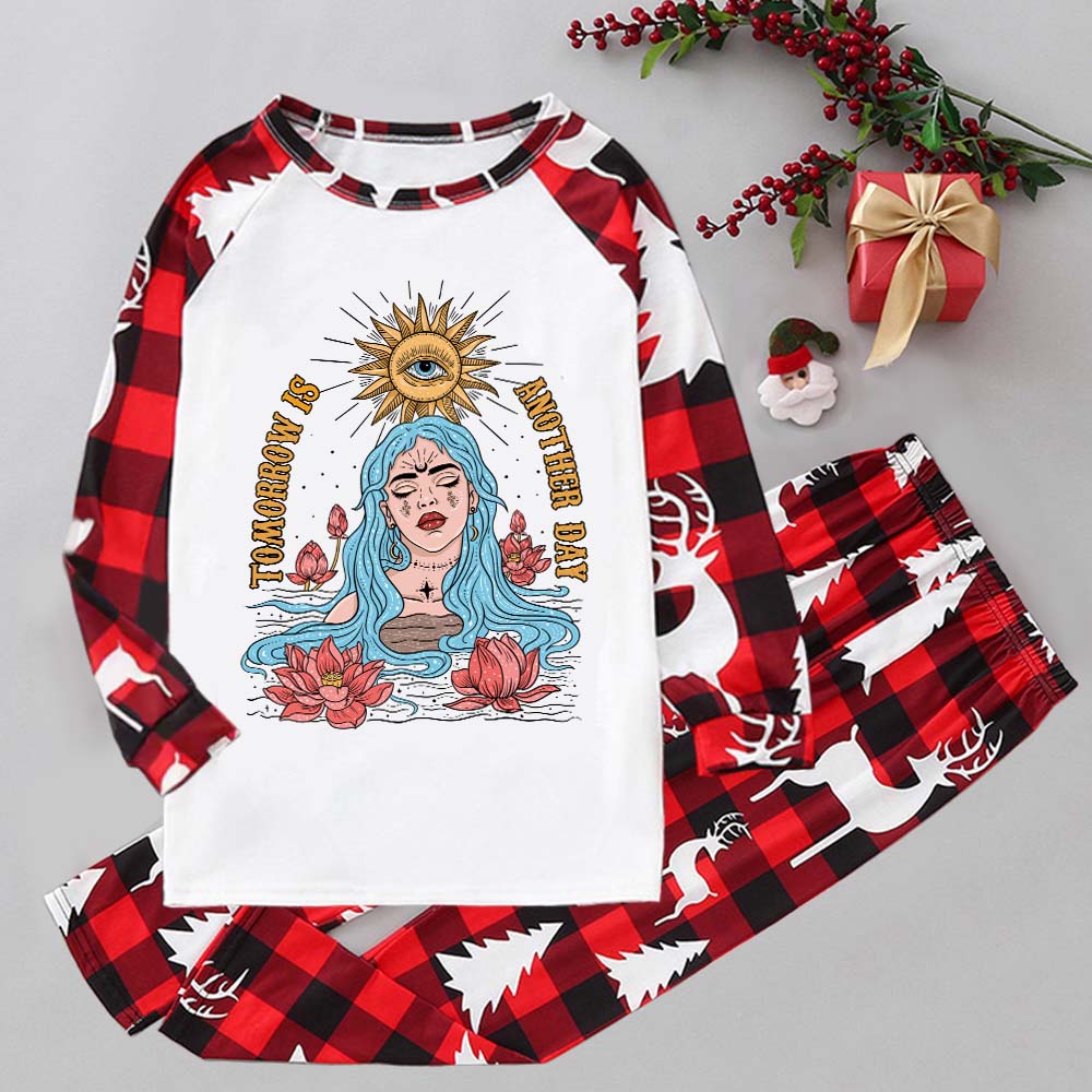 Purplehecate Tomorrow Is Another Day Elk Christmas Pajamas