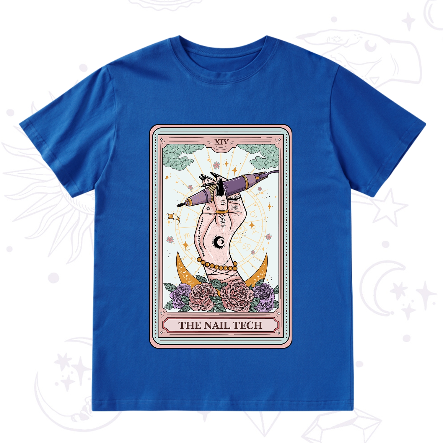 Purplehecate The Nail Tech Tarot Card T-Shirt