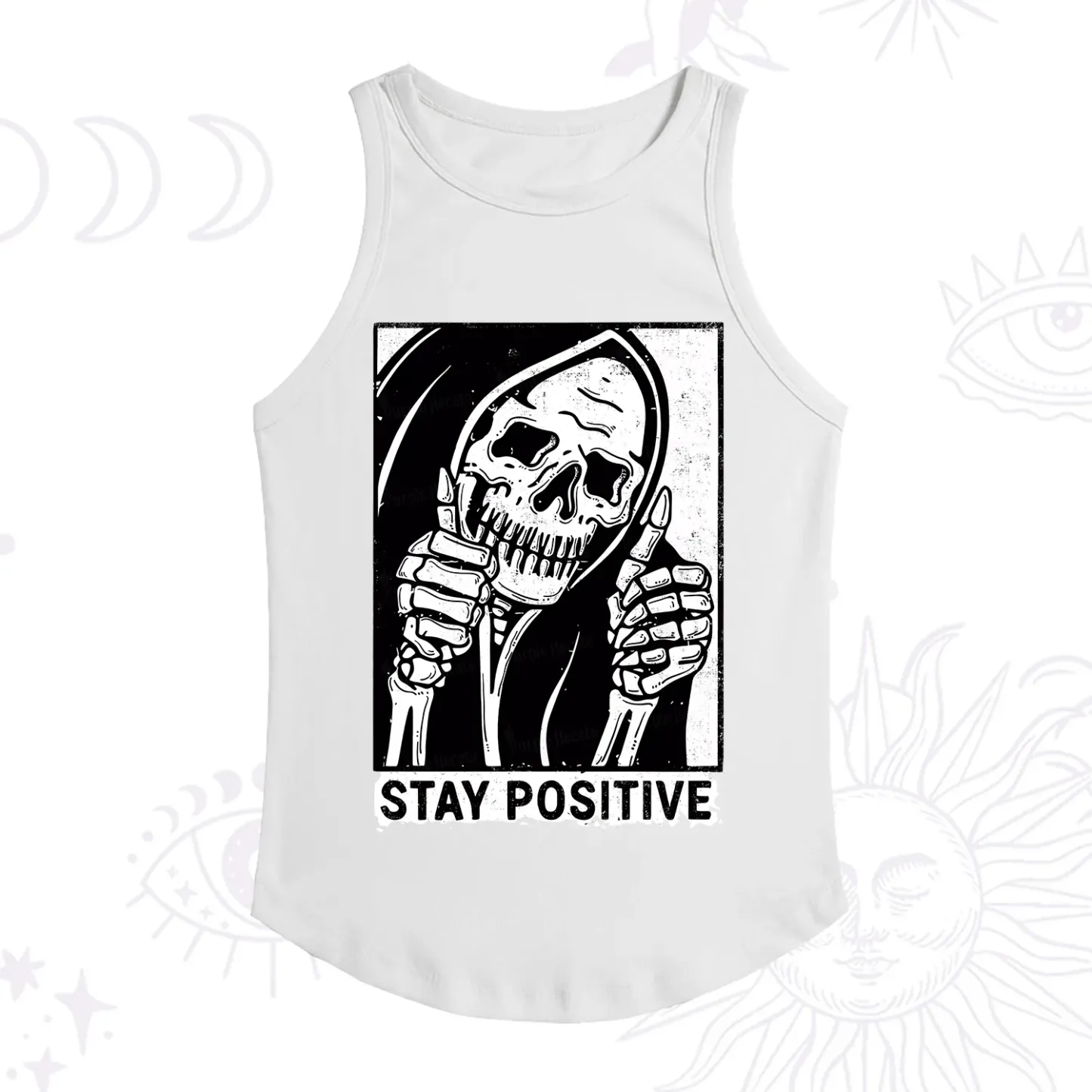 Purplehecate Stay Positive Racerback Tank Top