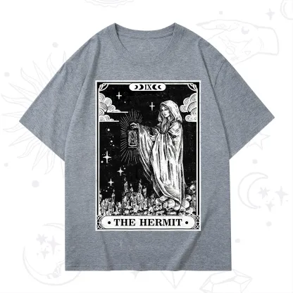 Purplehecate The Hermit Goddess Tarot Card T-Shirt