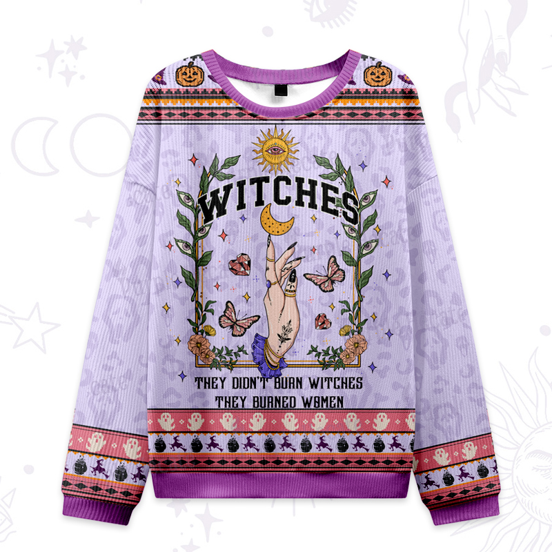 Purplehecate They Didn't Burn Witches They Burned Ugly Halloween Sweatshirts