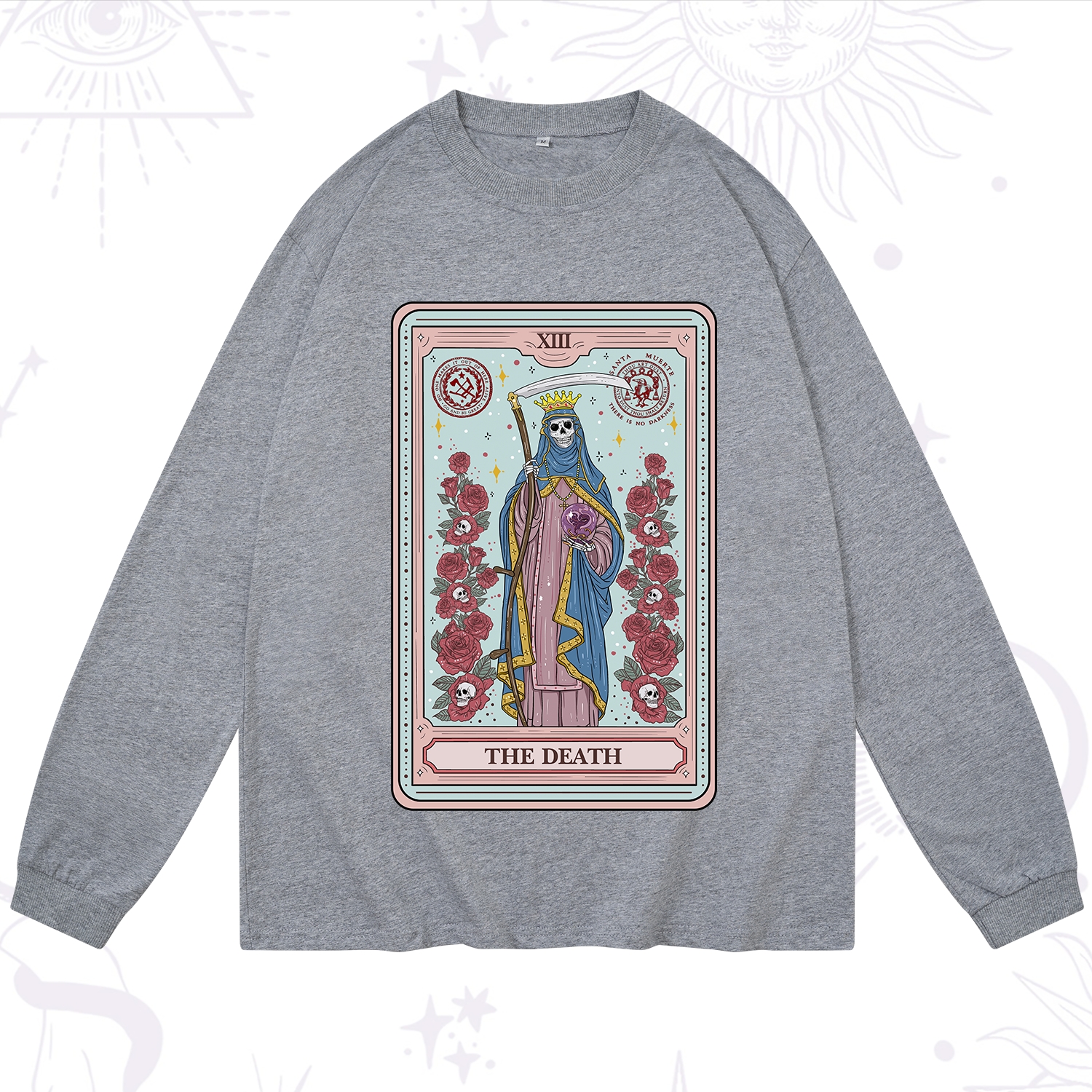 Purplehecate The Death Tarot Long Sleeve T-Shirt