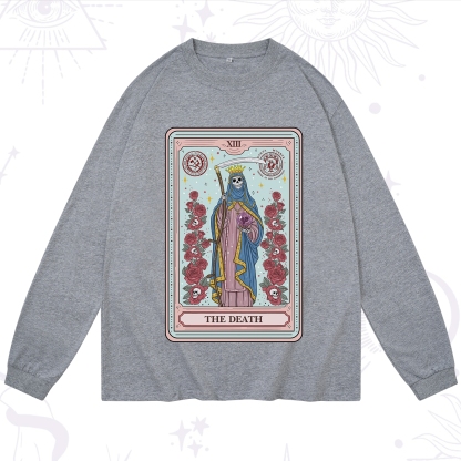 Purplehecate The Death Tarot Long Sleeve T-Shirt