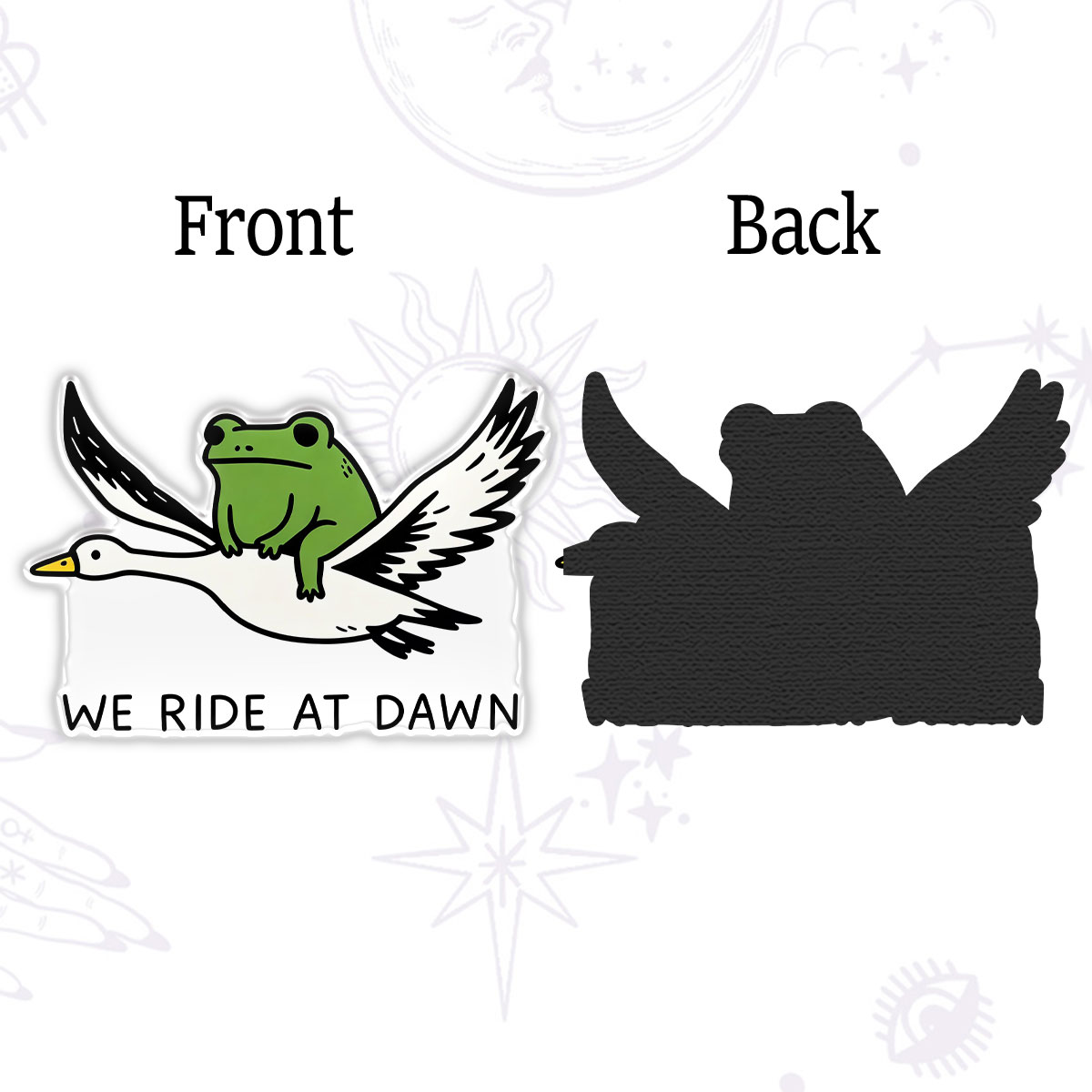 Purplehecate We Ride at Dawn Magnet