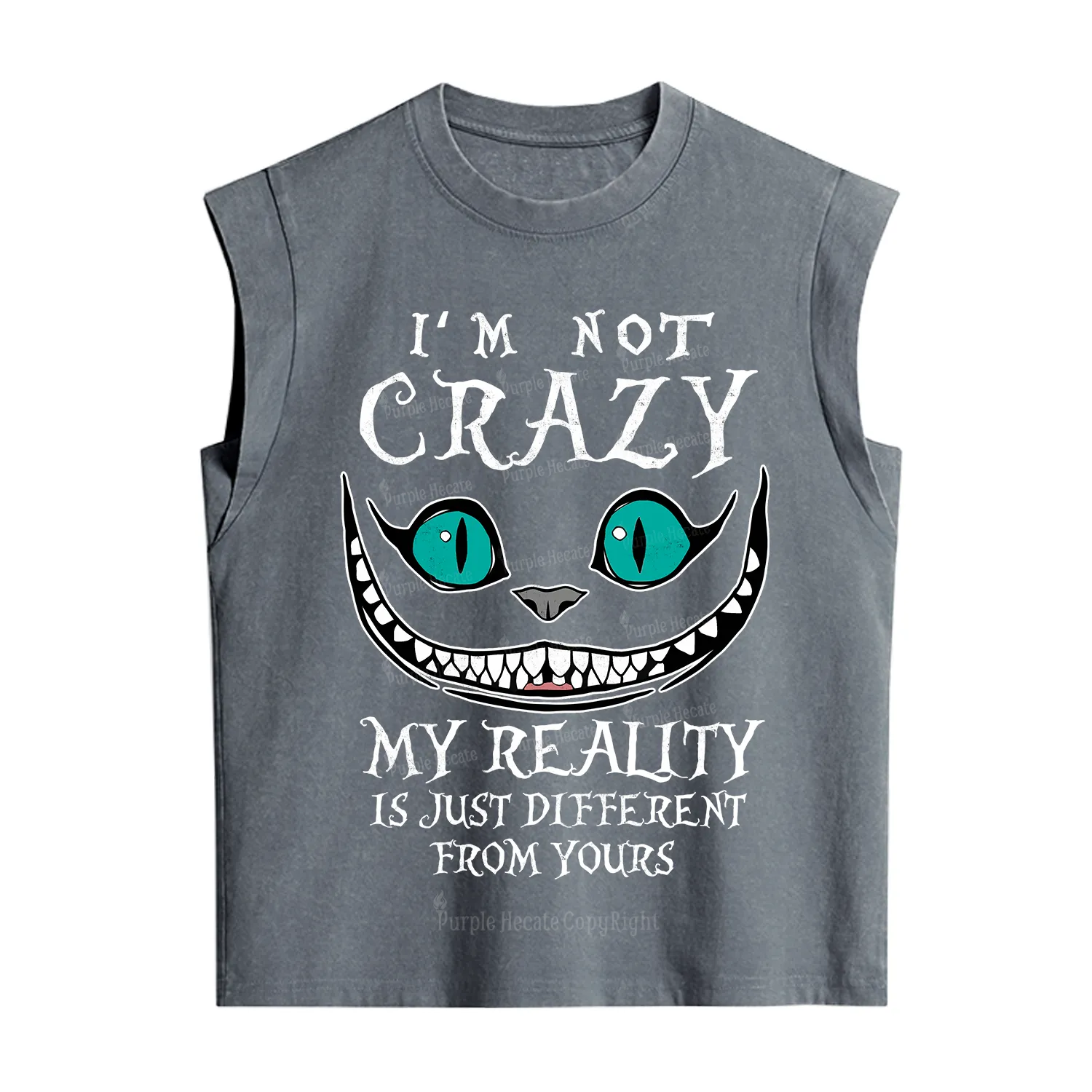Purplehecate I'm Not Crazy My Reality Is Just Vintage Washed Tank