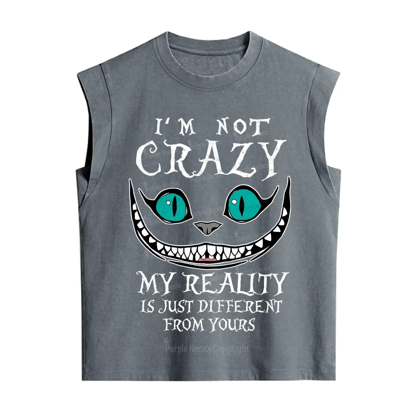 Purplehecate I'm Not Crazy My Reality Is Just Vintage Washed Tank