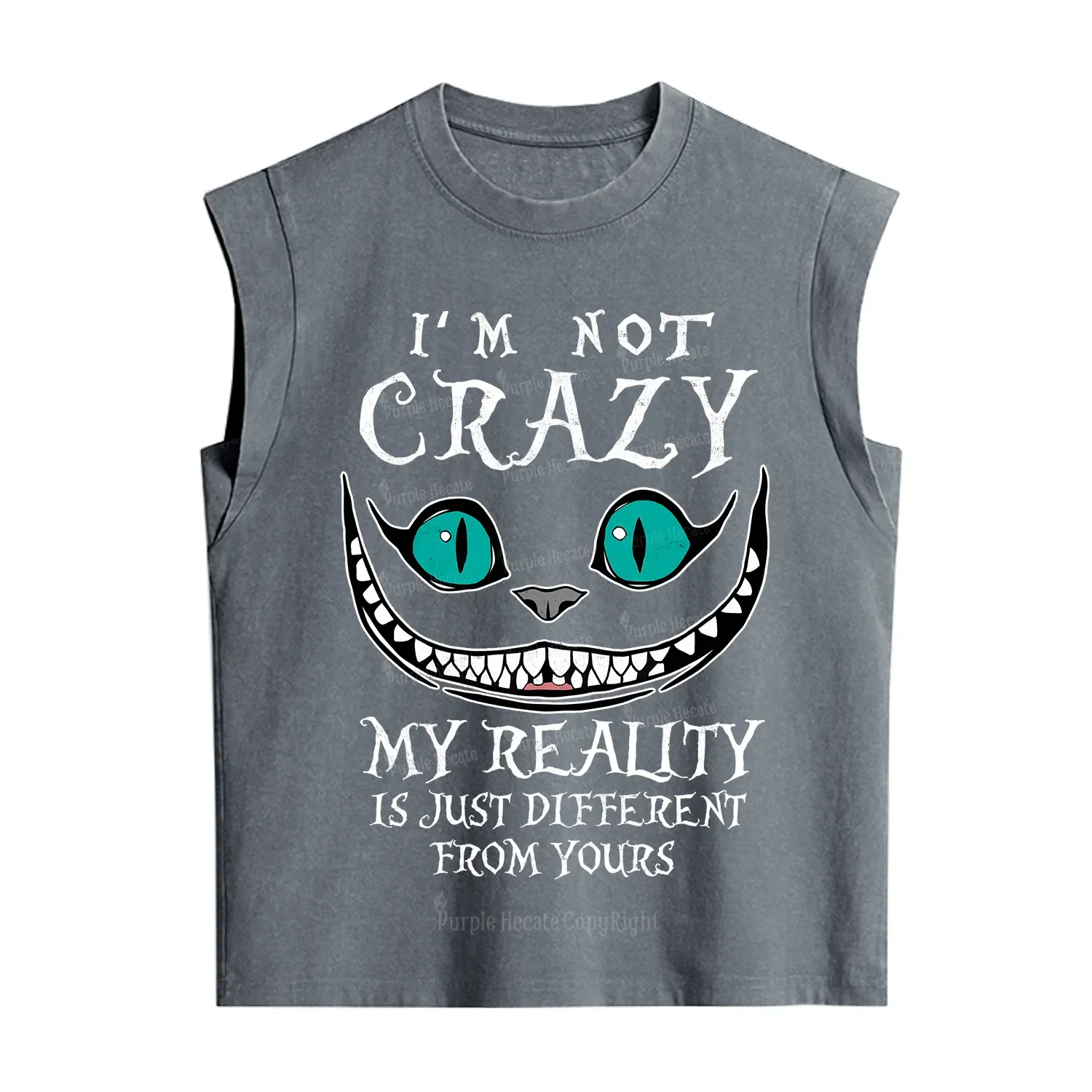Purplehecate I'm Not Crazy My Reality Is Just Vintage Washed Tank