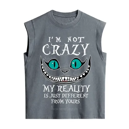 Purplehecate I'm Not Crazy My Reality Is Just Vintage Washed Tank