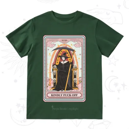 Purplehecate The Kindly Fuck Off Tarot T-Shirt