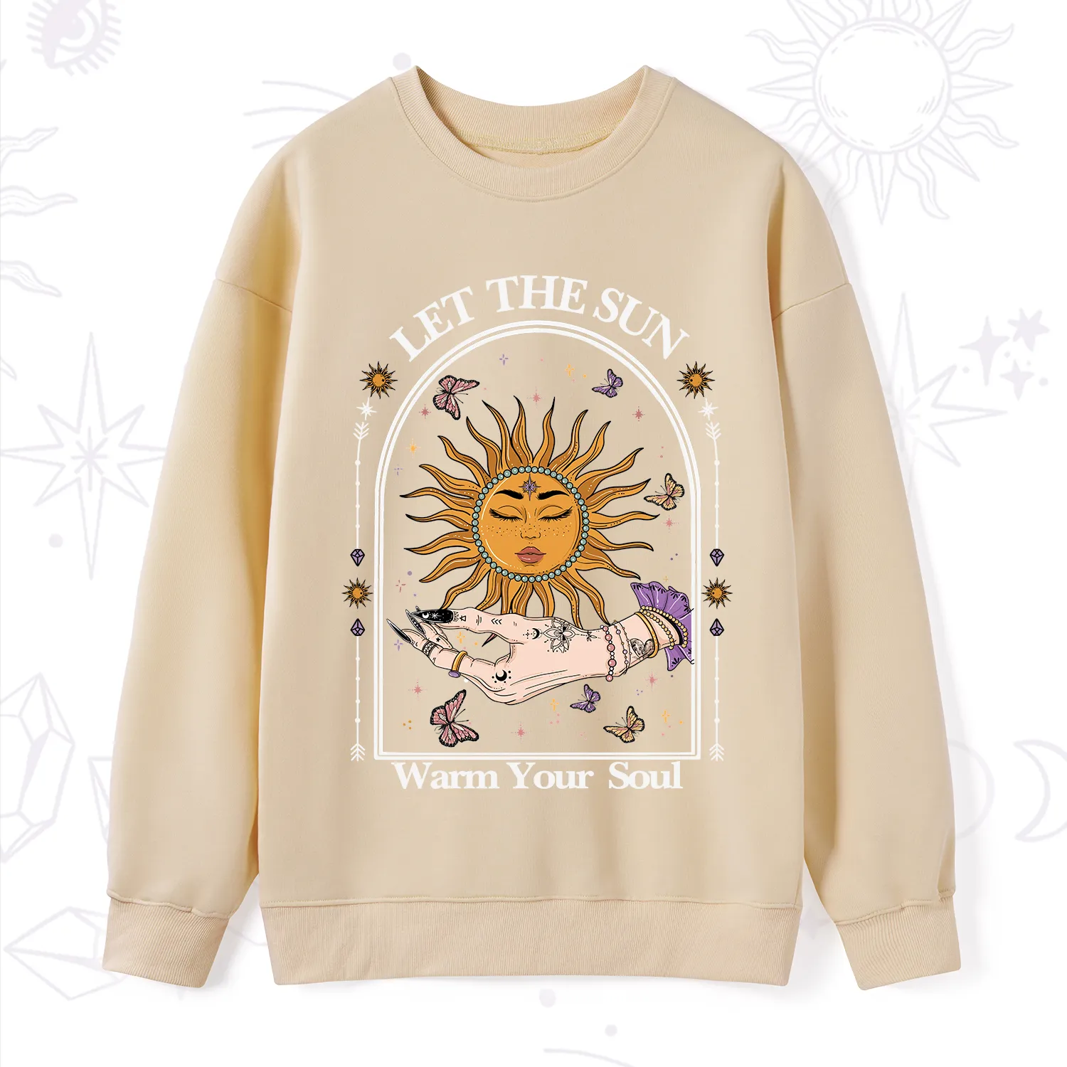 Purplehecate Let The Sun Warm Your Soul Sweatshirt