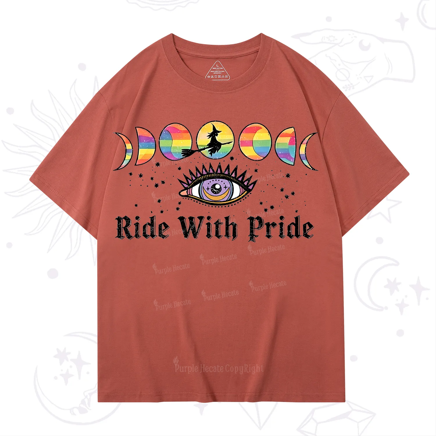 Purplehecate Ride With Rride T-Shirt