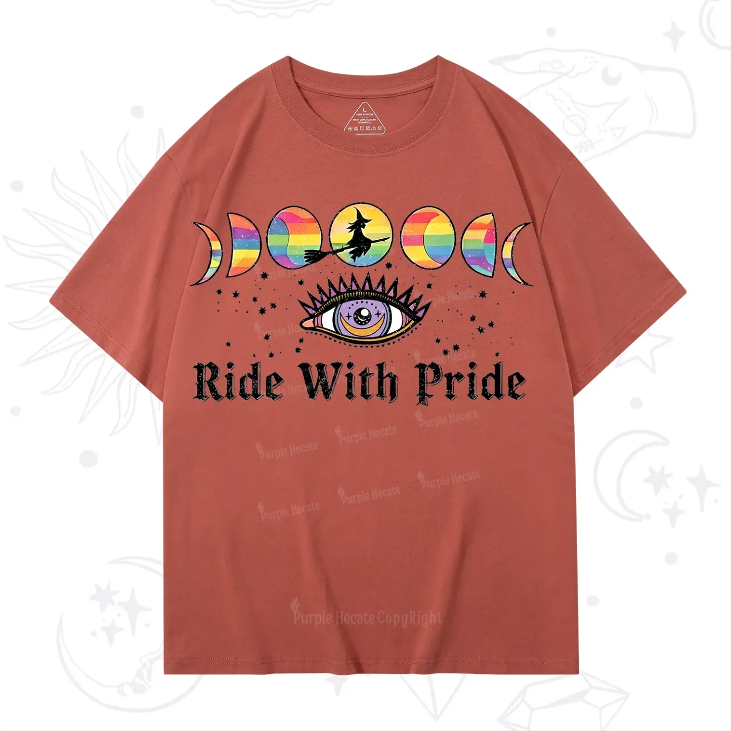 Purplehecate Ride With Rride T-Shirt