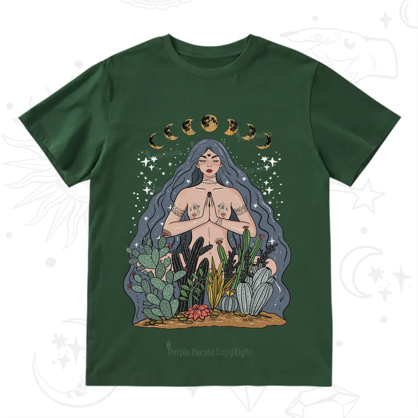 Purplehecate Goddess of Growth T-Shirt