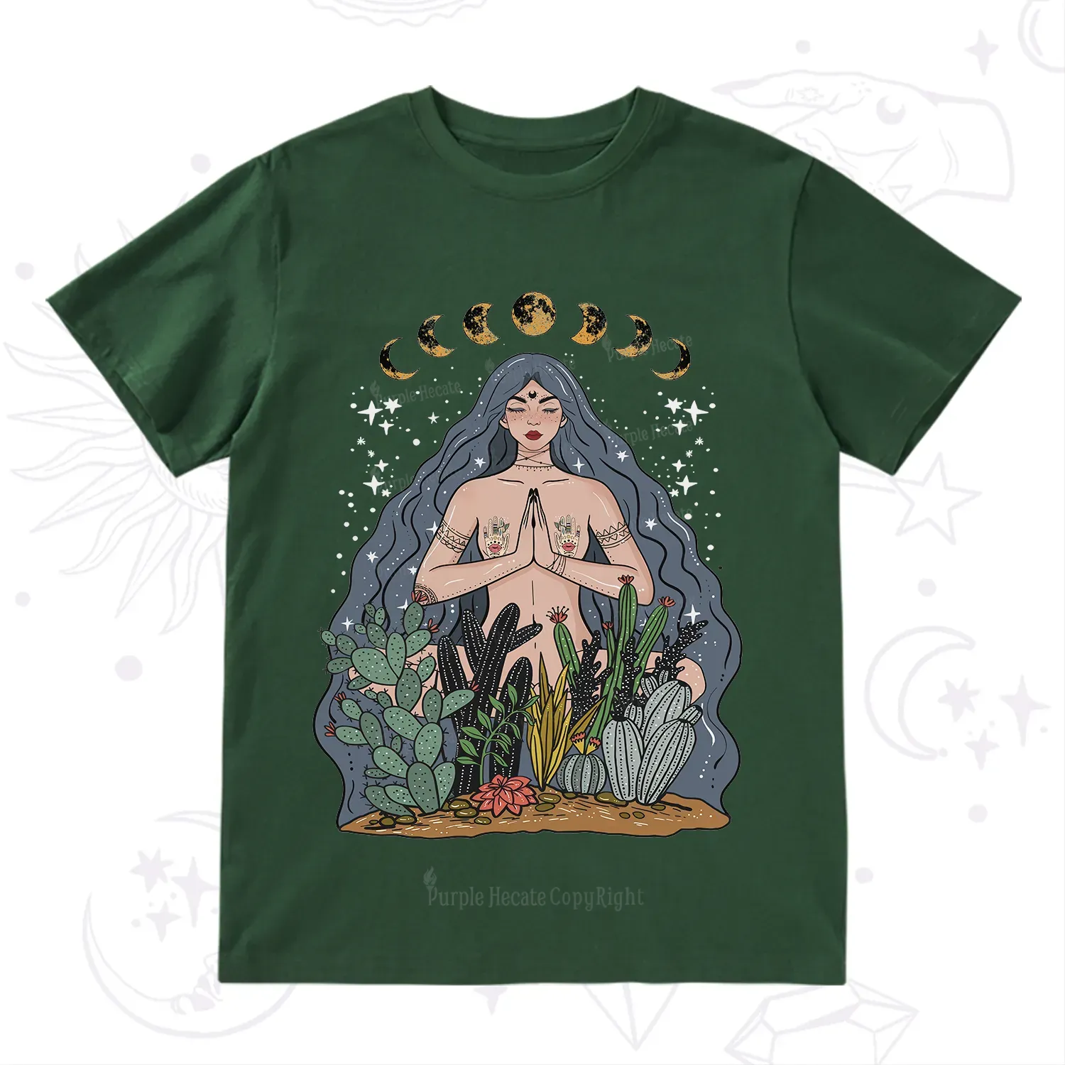 Purplehecate Goddess of Growth T-Shirt