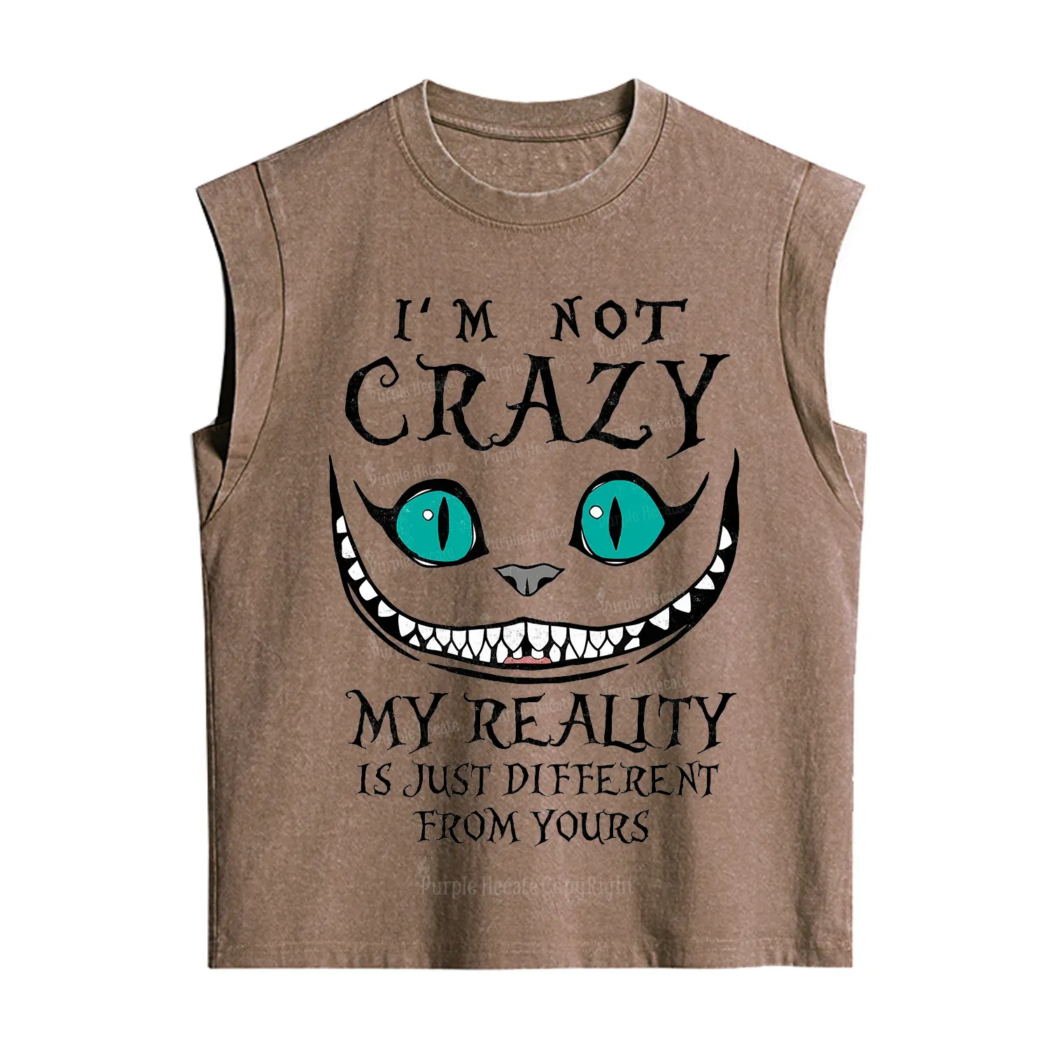 Purplehecate I'm Not Crazy My Reality Is Just Vintage Washed Tank