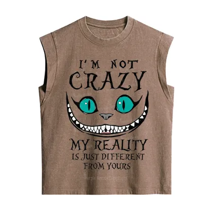 Purplehecate I'm Not Crazy My Reality Is Just Vintage Washed Tank