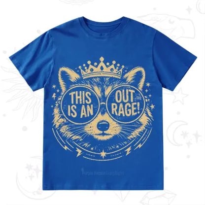 Purplehecate Royal Raccoon Rage T-Shirt