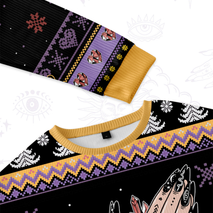Purplehecate Remember Your Divinity Ugly Christmas Sweatshirts