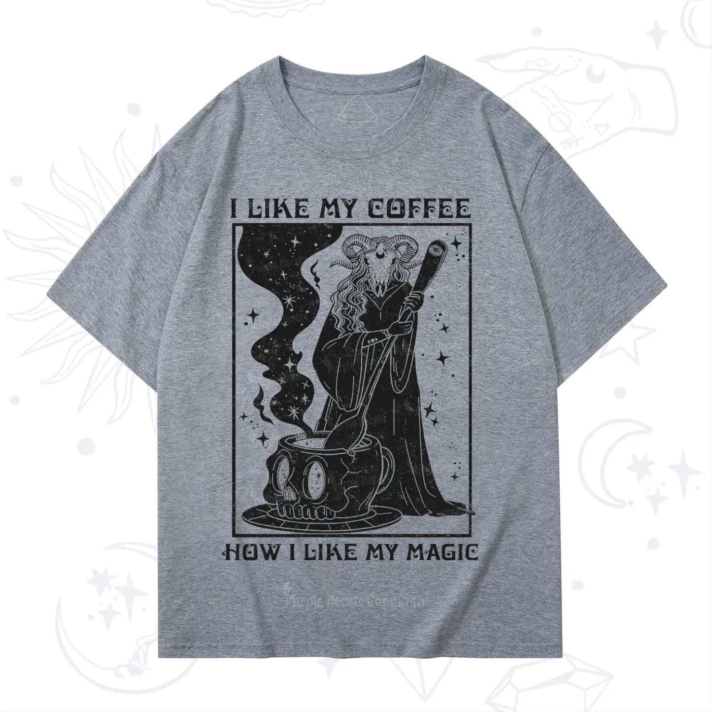 Purplehecate I Like My Coffee How I Like My Magic T-Shirt