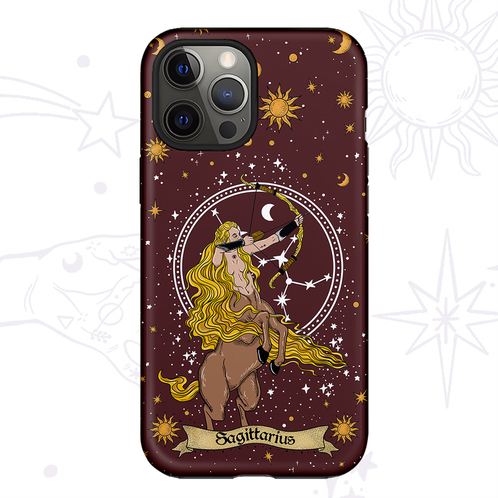 Purplehecate Sagittarius Zodiac Phone Case