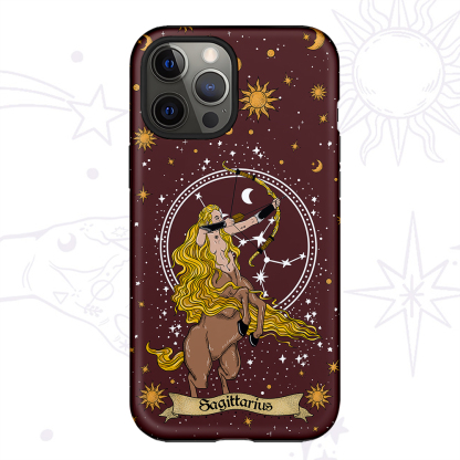 Purplehecate Sagittarius Zodiac Phone Case