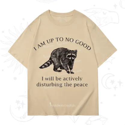 Purplehecate Trash Raccoon Backyard Wildlife T-Shirt