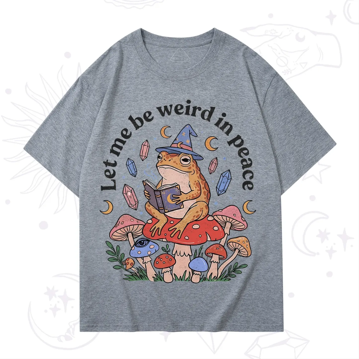 Purplehecate Let Me Be Weird in Peace Frog T-Shirt