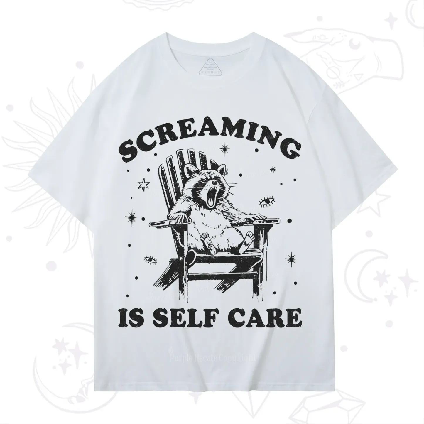 Purplehecate Screaming is Self Care T-Shirt