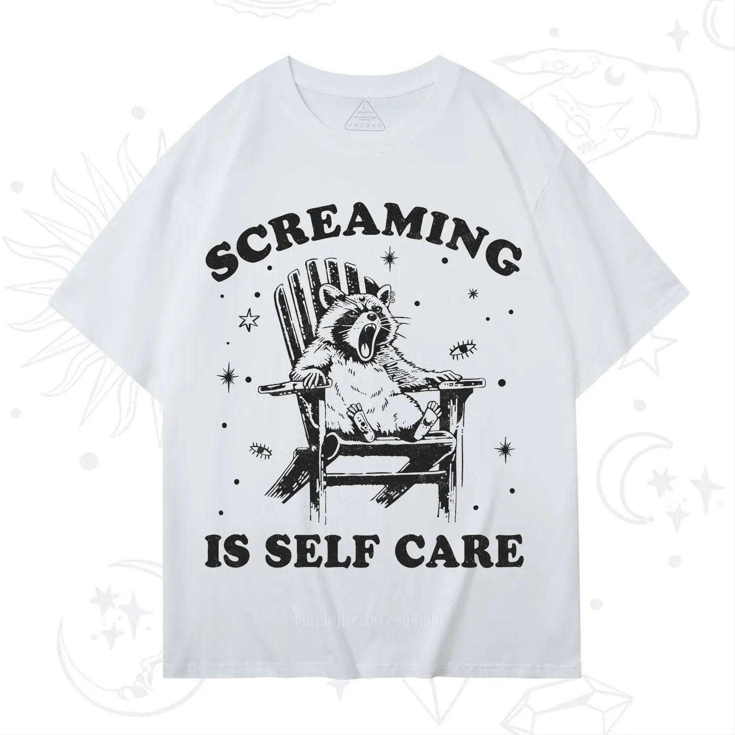 Purplehecate Screaming is Self Care T-Shirt