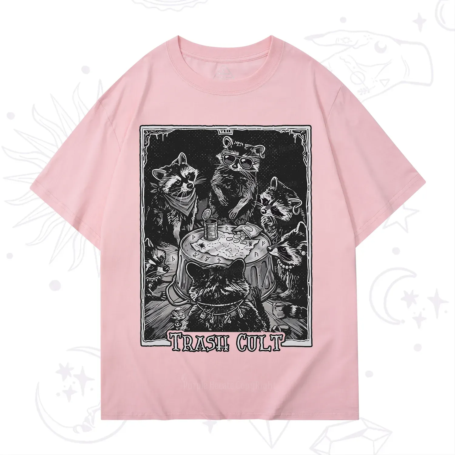 Purplehecate Trash Cult Raccoon T-Shirt
