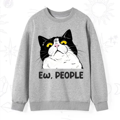 Purplehecate Ew People Cat Sweatshirt
