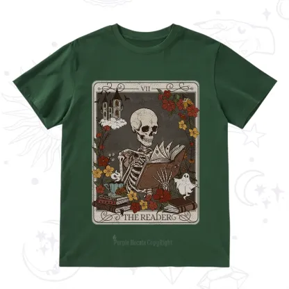 Purplehecate The Reader Tarot Card T-Shirt