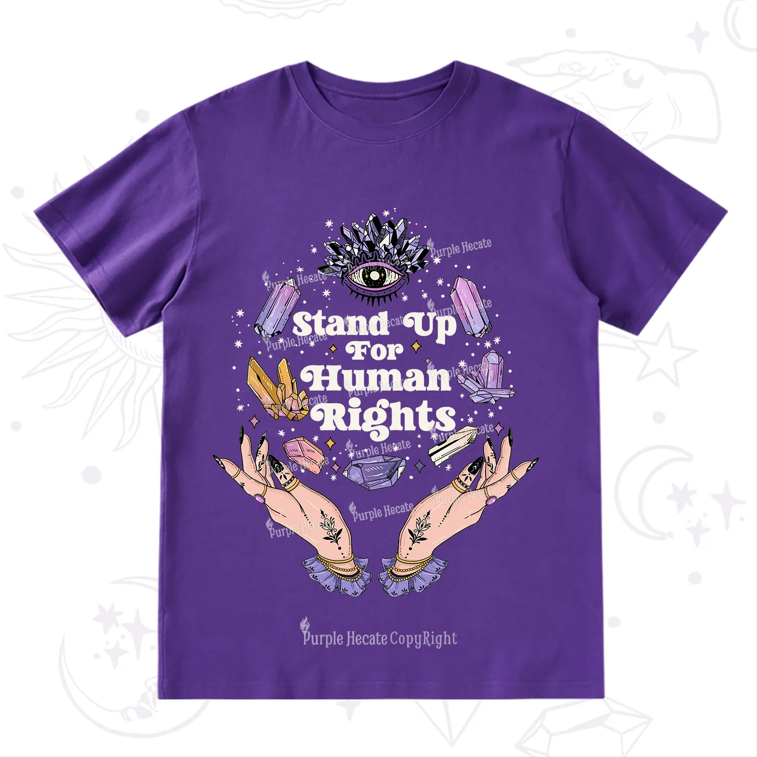 Purplehecate Stand Up For Human Rights T-Shirt